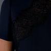 Valentino Lace Detail Dress in Blue - Lyst