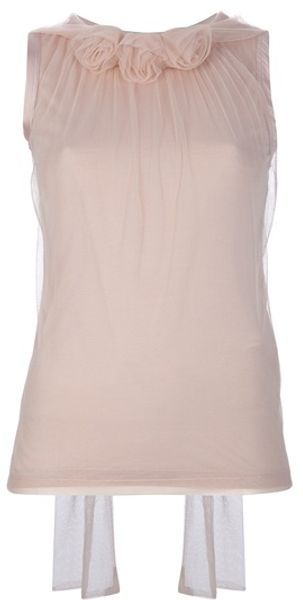 Valentino Sleeveless Top in Pink - Lyst