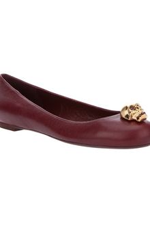 Alexander McQueen Skull Ballet Pump - Lyst
