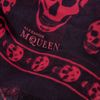 Alexander Mcqueen Skull Print Pashmina in Purple - Lyst