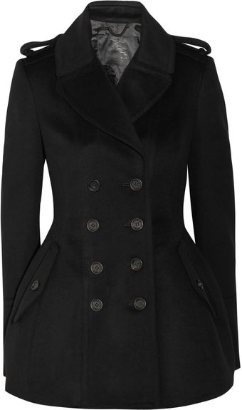 Burberry Prorsum Double breasted Wool and Cashmere blend Coat - Lyst