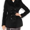 Burberry Prorsum Double breasted Wool and Cashmere blend Coat in Black - Lyst