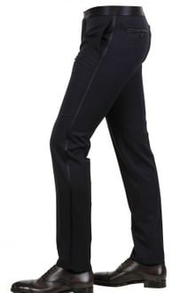 Burberry Prorsum 17cm Tuxedo Trousers - Lyst