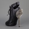 Giuseppe Zanotti Spiked Stiletto Boot in Black - Lyst