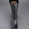 Jimmy Choo Buckled Biker Boot in Black - Lyst