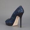 Jimmy Choo Glitter Embellished Pump in Blue - Lyst