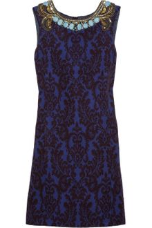Matthew Williamson Embellished Jacquard Dress - Lyst