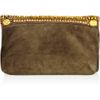 Matthew Williamson Embellished Suede Clutch in Brown (olive) - Lyst