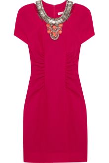 Matthew Williamson Beaded Wool Crepe Dress - Lyst