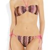 Missoni Zigzag Crochet Knit Bandeau Bikini in Multicolor (multicolored) - Lyst