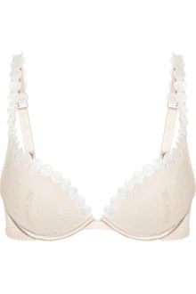 Stella McCartney Fiona Popping Mesh Plunge Bra - Lyst