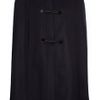 Valentino Leather toggled Wool felt Cape in Blue (navy) - Lyst