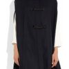 Valentino Leather toggled Wool felt Cape in Blue (navy) - Lyst