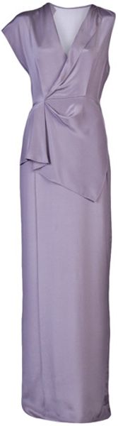 3.1 Phillip Lim Asymmetric Peplum Gown - Lyst