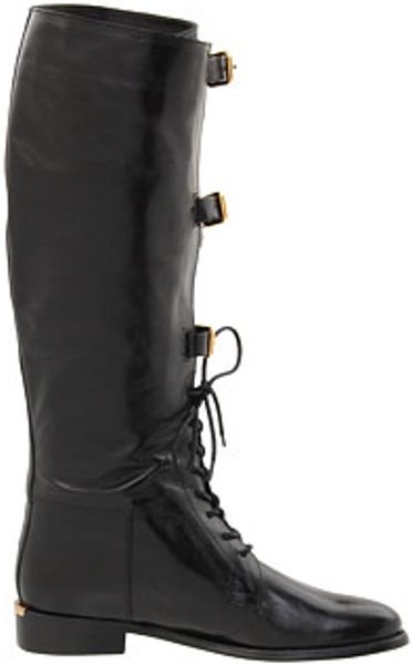 burberry lace up boots