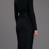 Givenchy Gathered Detail Dress in Black - Lyst