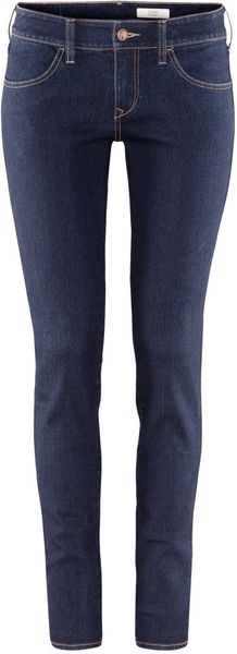 H&m Skinny Low Jeans in Blue (denim) - Lyst