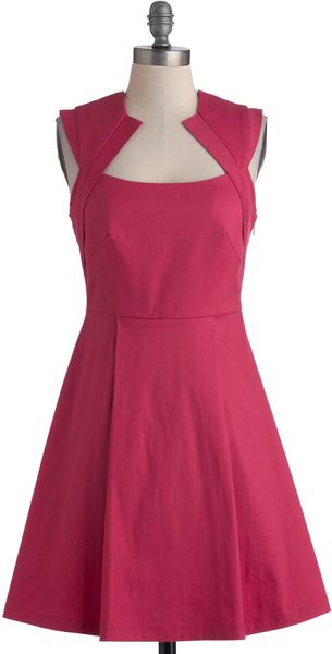 ModCloth Pink Happy Thoughts Dress - Lyst