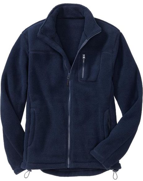 Old Navy Heavy-weight Performance Fleece Jackets in Blue for Men (ink ...