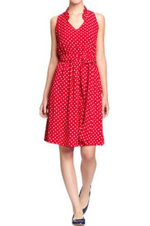 Old Navy Ruffle Trim Tie Belt Dresses - Lyst
