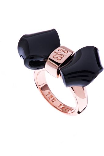 Ted Baker Folded Bow Ring - Lyst