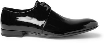 Yves Saint Laurent Patentleather Derby Shoes - Lyst