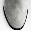 Alexander Wang Astrid Suede and Leather Ankle Strap Loafers in Gray (oyster) - Lyst