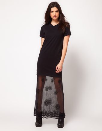 ASOS Collection  Embellished Hem Dress - Lyst