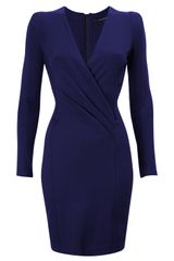 French Connection Sweetheart Stretch V Neck Dress
