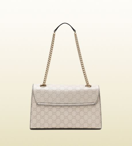 gucci emily guccissima chain shoulder bag