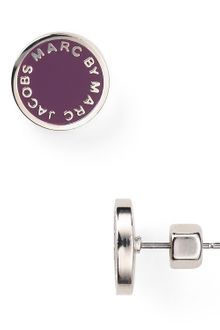 Marc By Marc Jacobs Classic Marc Enamel Disc Stud Earrings - Lyst
