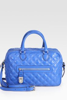 Marc Jacobs Manhattan Quilted Satchel - Lyst
