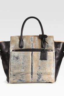 Reed Krakoff Atlantique Mixed Media Top Handle Bag - Lyst