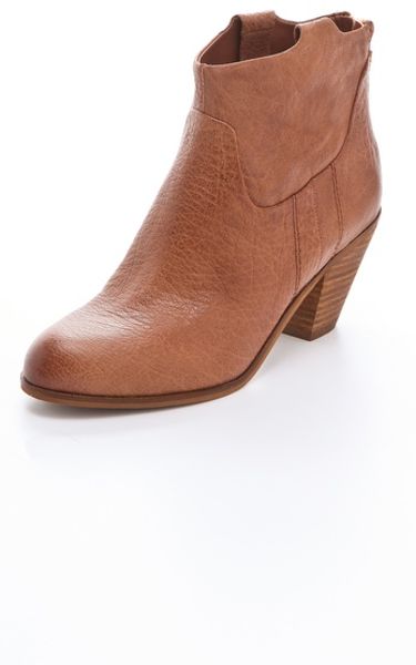Sam Edelman Lisle Pull On Booties in Brown - Lyst