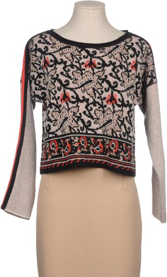 Stefanel Long Sleeve Sweater - Lyst