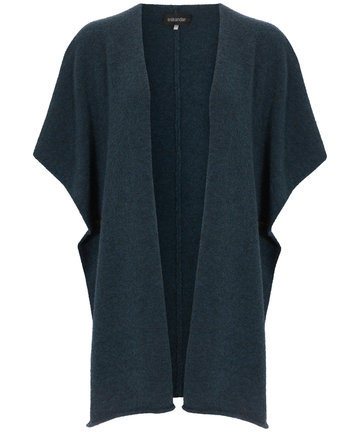 Eskandar Long Tabard Knit in Blue (teal) Lyst