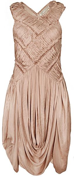 Allsaints Diaghilevi Dress in Pink (dusk) - Lyst