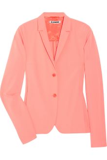 Jil Sander Twill Jacket - Lyst