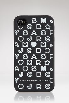 Marc By Marc Jacobs Iphone Case 4g Stardust Logo - Lyst