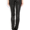 Balmain Skinny Leather Pants in Black - Lyst