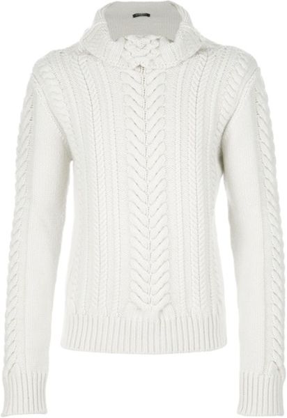Balmain Sweater in White for Men - Lyst