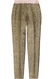 By Malene Birger Cortensa Metallic Jacquard Pants - Lyst