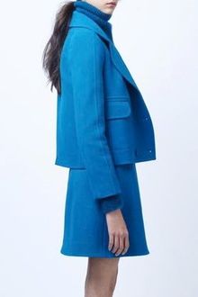 Carven Double Crepe Skirt - Lyst