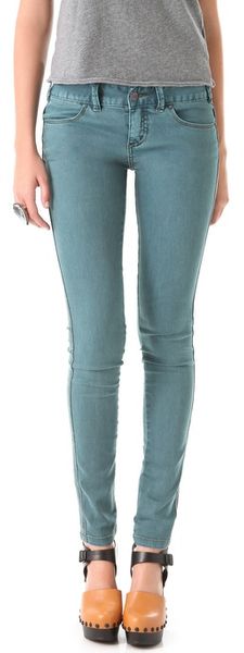 Free People Millenium Colored Skinny Jeans - Lyst