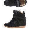 Isabel Marant Bazil Wedge Trainers in Black - Lyst