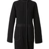 Lanvin Boiled Wool Cloth Coat in Black - Lyst
