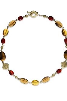 Lauren by Ralph Lauren Antique 14k Gold-Plated Multi Bead Toggle Necklace - Lyst