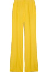 Oscar de la Renta Wool and Silkblend Wideleg Pants