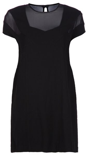 Pierre Balmain A Line Dress in Black - Lyst