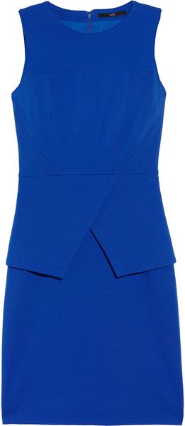Tibi Ponte Peplum Dress - Lyst